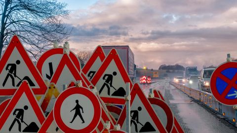 Werkzaamheden fietspad N716 Nagelerweg