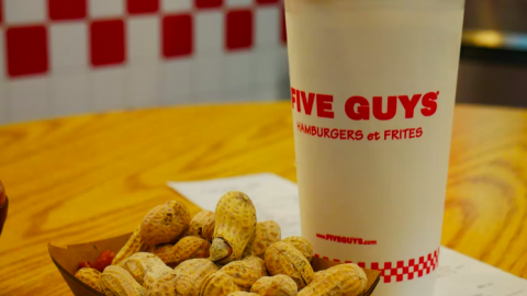 Five Guys is een favoriet in vele landen zo ook in Nederland!