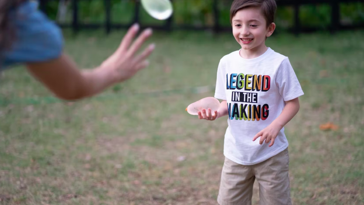 Pret met waterballonnen