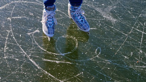 SCHAATSLESSEN OP HET SCHIPPERPLEIN