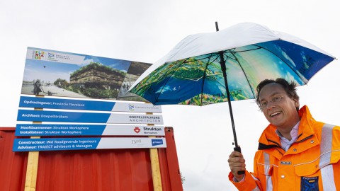 Bouw Flevolands paviljoen van start