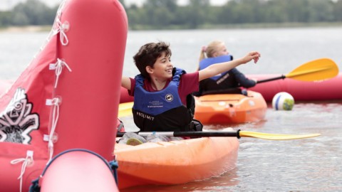 Deze kinderen hebben het water alvast ontdekt