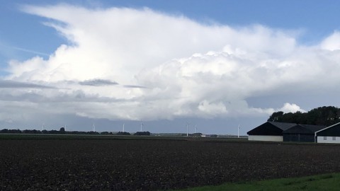 Wisselend bewolkt met geregeld buien.