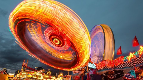 Laatste dag kermis Almere Buiten