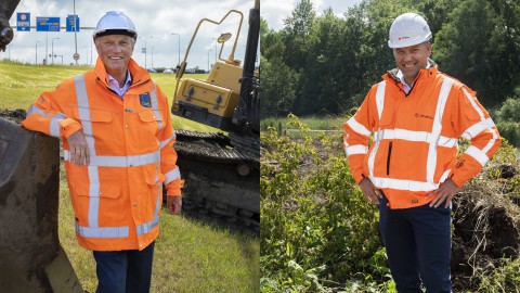 Werkzaamheden ombouw turborotonde Ganzenweg-Knardijk van start