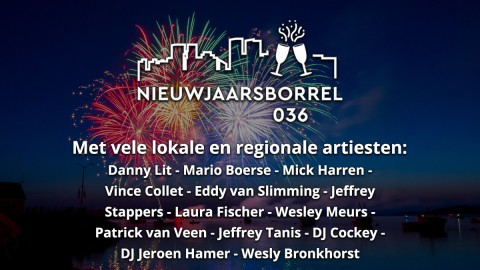 Spectaculaire online nieuwjaarsborrel met vele lokale en regionale artiesten