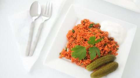 Turkse bulgur salade